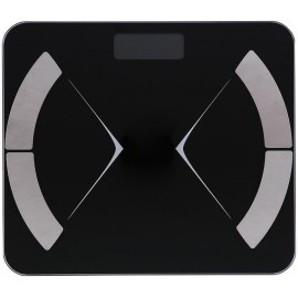 Telemax FG220LB Smart Ζυγαριά με Λιπομετρητή & Bluetooth σε Μαύρο χρώμα (31-0220)