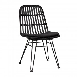 900-240 Καρέκλες Kahlua Black 46 x 62 x 86 46x62x86 εκ.