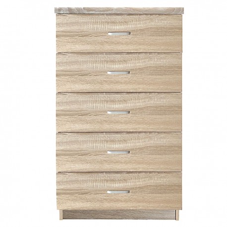 14370012 Συρταριέρα STONECROP Φυσικό Μελαμίνη 60x40x97cm Φυσικό