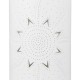 05160183 Λάμπα Επιτραπέζια Κυλινδρική Με Διακόσμηση Ήλιο Λευκό Πορσελάνη 12x12x20cm