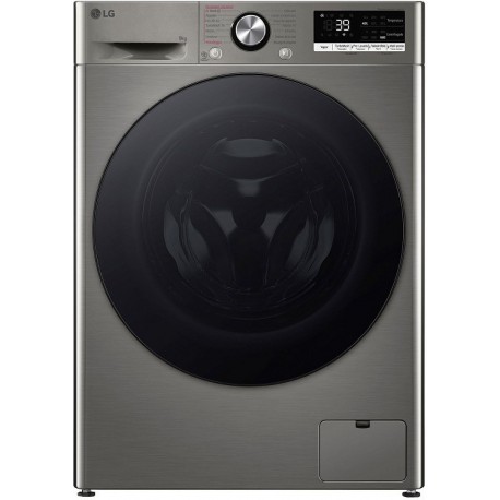 LG F4R7009TSSB Πλυντήριο Ρούχων 9kg 1400 Στροφών Ασημί A