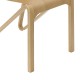 281-000005 Καρέκλα Artur pakoworld φυσικό δρυς ξύλο 45x55x79εκ