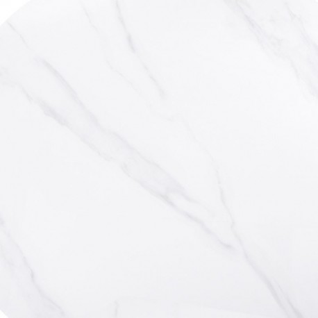 Ε106,1S Sintered Stone Επιφάνεια Τραπεζιού, Απόχρωση White Marble (MDF για στήριξη βάσης)