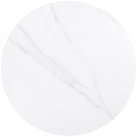 Ε100,1S Sintered Stone Επιφάνεια Τραπεζιού, Απόχρωση White Marble (MDF για στήριξη βάσης)