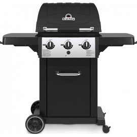 Broil King Royal 320 Shadow Ψησταριά Υγραερίου Μαντεμένιας Σχάρας 56x38εκ  (824-253SDW)+ Δώρο Σετ Εργαλεία + Θερμόμετρο
