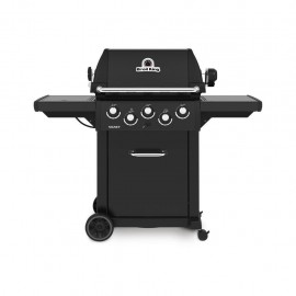 Broil King Signet 390 Shadow Ψησταριά Υγραερίου Σχάρας 38x67εκ. με 2 Εστίες 11.4kW (946-883SDW) Δώρο Σετ Εργαλεία+Θερμόμετρο