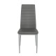 14320016 Καρέκλα ArteLibre ROSE Σκούρο Γκρι PVC 53x39x96cm Γκρι