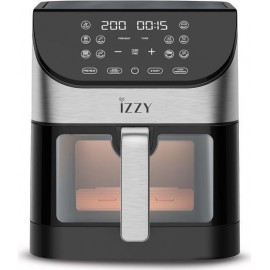 Izzy IZ-8217 Φριτέζα Αέρος 6lt Μαύρη + Δώρο 30τμχ αντικολλητικά χαρτιά 1 χρήσης