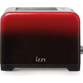 Izzy IZ-9102 Φρυγανιέρα 2 Θέσεων 950W Κόκκινη