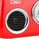 15183-0002 Osio OPR-3040R Κόκκινο Ρετρό φορητό αναλογικό ραδιόφωνο με Bluetooth, AUX, USB, FM και subwoofer – 24W