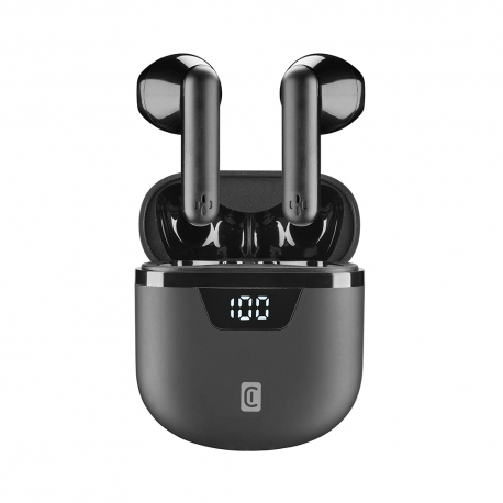 490601 CELLULAR LINE 461460 Bluetooth Ακουστικά TWS Seek Pro με Θήκη Φόρτισης Μαύρα