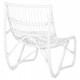 ΠΟΛΥΘΡΟΝΑ GRINN HM9815.03 ΡΑΒΔΟΙ RATTAN ΣΕ ΛΕΥΚΟ 56,5x73,5x79,5Υ εκ.