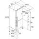 Liebherr CBNbsa 575i Prime BioFresh Ψυγειοκαταψύκτης NoFrost Υ201.5xΠ59.7xΒ67.5εκ. Γκρι A