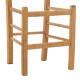 325-000005 Καρέκλα καφενείου Marf pakoworld μασίφ ξύλο οξιάς λούστρο καρυδί 41x42x92εκ
