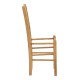 325-000006 Καρέκλα καφενείου Damnir pakoworld μασίφ ξύλο οξιάς λούστρο καρυδί 41x42x92εκ