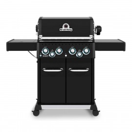 Broil King Baron 490 Shadow Ψησταριά Υγραερίου Μαντεμένιας Σχάρας 65.2x44.4εκ. με 4 Εστίες &Πλαϊνό Μάτι+ Δώρα Αξεσουάρ 200€