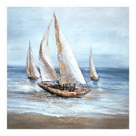 296-000025 Πίνακας σε καμβά Sailer Inart 100x3x100εκ
