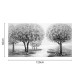 296-000014 Πίνακας σε καμβά Forest I Inart 120x3x60εκ