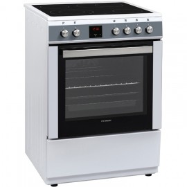 Hyundai HCVC23-7260V/W  Κουζίνα 69lt με Κεραμικές Εστίες Π60εκ. Μαύρη A