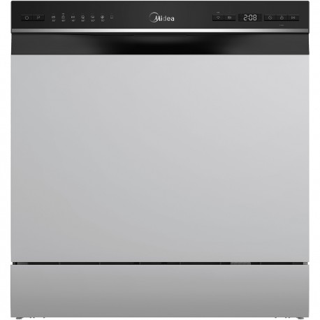 Midea MDWTT0802MS-WF Πλυντήριο Πιάτων Πάγκου με Wi-Fi για 8 Σερβίτσια Extra Drying Π55xY59.5εκ. Inox F