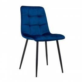 300-246 Καρέκλα Loris Μπλε 46 x 54.5 x 89 46x54.5x89 εκ.