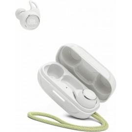 JBL Reflect Aero TWS In-ear Bluetooth Handsfree Ακουστικά με Αντοχή στον Ιδρώτα και Θήκη Φόρτισης Λευκά