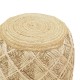 302-000024 Σκαμπό Yton Inart μπεζ 100% γιούτα 40x40x40εκ