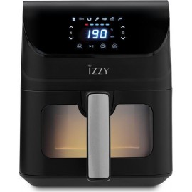 Izzy IZ-8236 Φριτέζα Αέρος 4.5lt Μαύρη + Δώρο 30τμχ αντικολλητικά χαρτιά