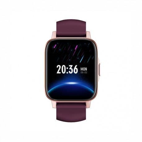 Egoboo M5 Smartwatch με Παλμογράφο (Μωβ) EBM5-PURPLE