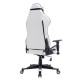 232-000009 Καρέκλα γραφείου gaming Mazol pakoworld pu μαύρο-λευκό 66x56x135εκ
