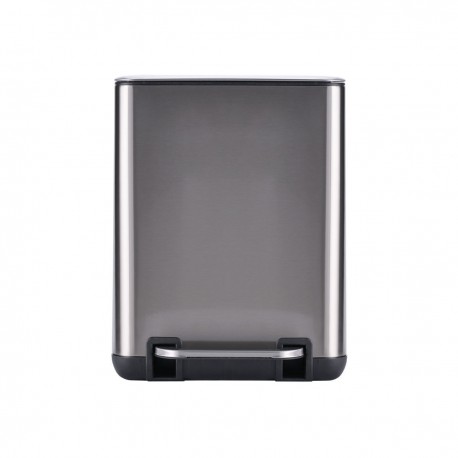 02-20934 ESTIA ΧΑΡΤΟΔΟΧΕΙΟ ΜΠΑΝΙΟΥ CUBIC SOFT CLOSE 6lt ΙΝΟΞ