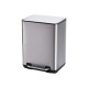 02-20934 ESTIA ΧΑΡΤΟΔΟΧΕΙΟ ΜΠΑΝΙΟΥ CUBIC SOFT CLOSE 6lt ΙΝΟΞ