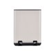 02-20989 ESTIA ΧΑΡΤΟΔΟΧΕΙΟ ΜΠΑΝΙΟΥ CUBIC SOFT CLOSE 6lt IVORY