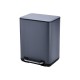 02-20965 ESTIA ΧΑΡΤΟΔΟΧΕΙΟ ΜΠΑΝΙΟΥ CUBIC SOFT CLOSE 6lt ΓΚΡΙ