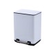 02-20958 ESTIA ΧΑΡΤΟΔΟΧΕΙΟ ΜΠΑΝΙΟΥ CUBIC SOFT CLOSE 6lt ΛΕΥΚΟ