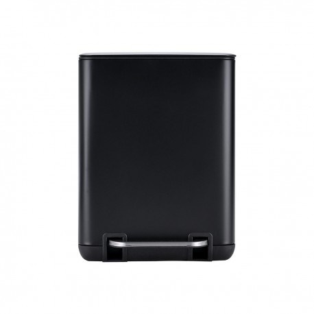 02-20941 ESTIA ΧΑΡΤΟΔΟΧΕΙΟ ΜΠΑΝΙΟΥ CUBIC SOFT CLOSE 6lt ΜΑΥΡΟ