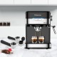 Rohnson R-990 Μηχανή Espresso 850W Πίεσης 20bar Μαύρη