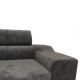 14560001 Καναπές Κρεβάτι Γωνιακός ArteLibre CASABLANCA Σκούρο Γκρι 280x203x78-93cm Γκρι