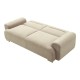 074-000034 Kαναπές τριθέσιος Harmonious pakoworld μπουκλέ μπεζ 223x42x114εκ