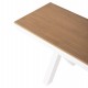 ΠΑΓΚΑΚΙ ΑΛΟΥΜΙΝΙΟΥ TAWNEE HM6038.02 ΛΕΥΚΟ-POLYWOOD ΚΑΘΙΣΜΑ ΦΥΣΙΚΟ 150x36x45Υεκ.