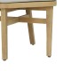 228-000038 Καρέκλα Farem pakoworld μασίφ ξύλο ευυκαλύπτου-μπεζ ύφασμα 53x60x80εκ
