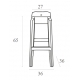 32-0106 FOX 65εκ.(Σ2)ΣΚΑΜΠΟ CLEAR TRANSP.