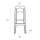 32-0102 FOX 75εκ. ΣΚΑΜΠΟ CLEAR TRANSP.