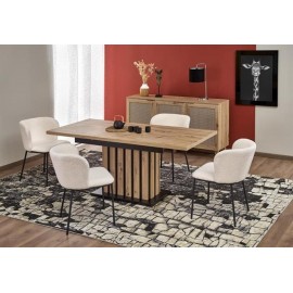 60-29095 LAMELLO extension table, artisan oak / black