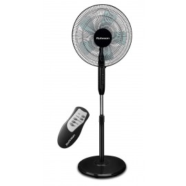 Rohnson R-869 Ανεμιστήρας Ορθοστάτης Μαύρος 45W Διαμέτρου 40cm με Τηλεχειριστήριο 5202561508826