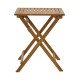 282-000020 Τραπέζι Perdu pakoworld πτυσσόμενο φυσικό ξύλο ακακίας 60x60x72εκ