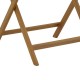 282-000020 Τραπέζι Perdu pakoworld πτυσσόμενο φυσικό ξύλο ακακίας 60x60x72εκ
