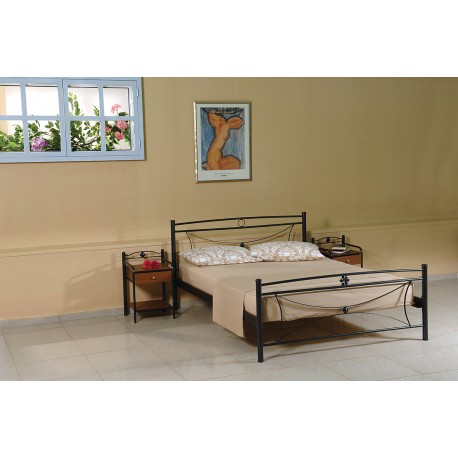 33016-23986 King Size Μεταλλικό Κρεβάτι Μαργαρίτα 168 x 208cm