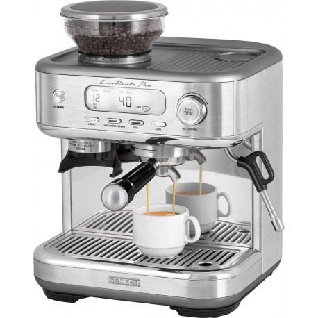 Sencor SES 6050SS Αυτόματη Μηχανή Espresso 1700W Πίεσης 15bar για Cappuccino με Μύλο Άλεσης Ασημί