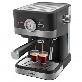 Sencor SES 1721BK Αυτόματη Μηχανή Espresso 1050W Πίεσης 20bar Μαύρη